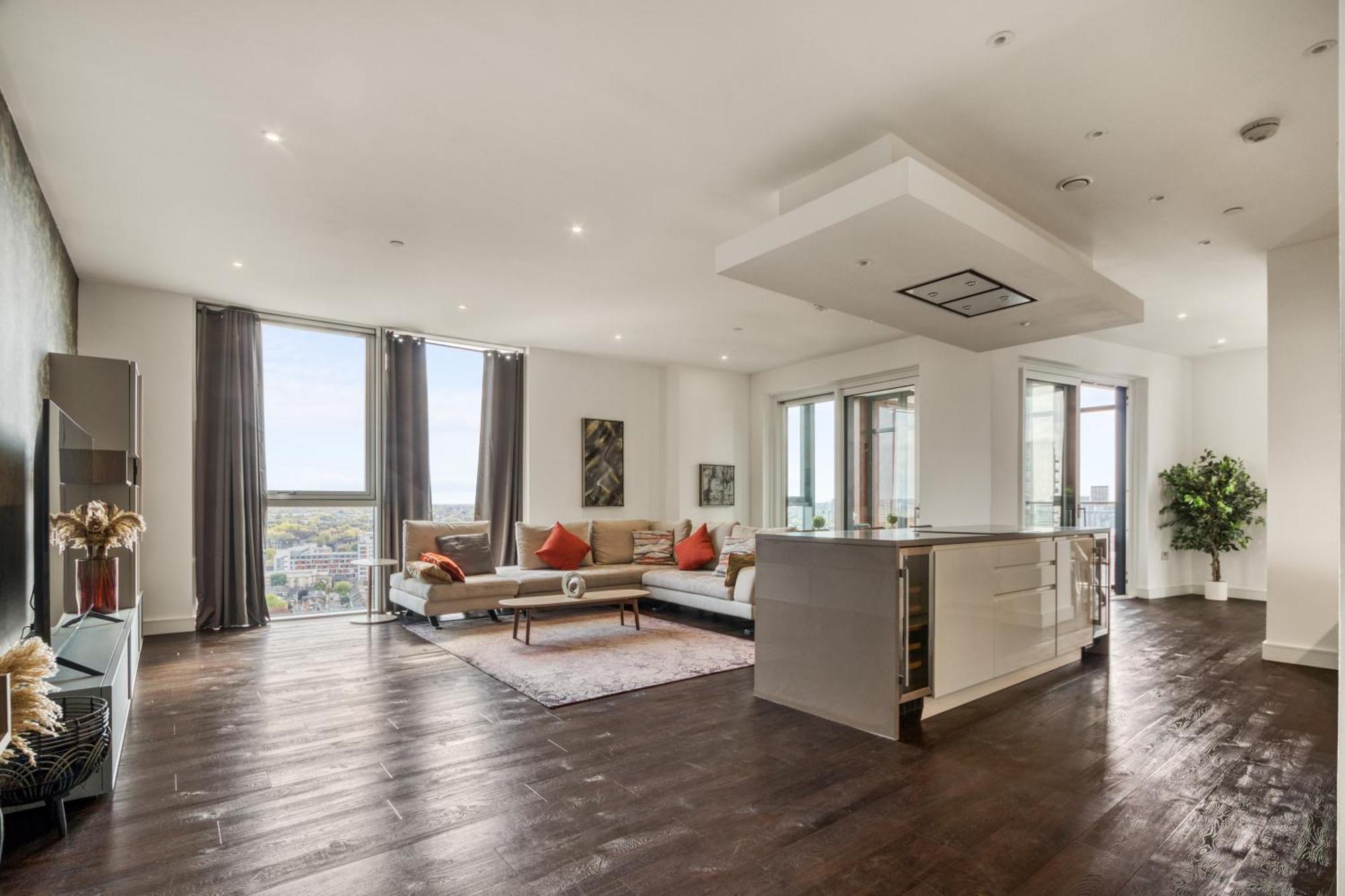 Stunning 360º View Luxurious Penthouse Apartman London Kültér fotó
