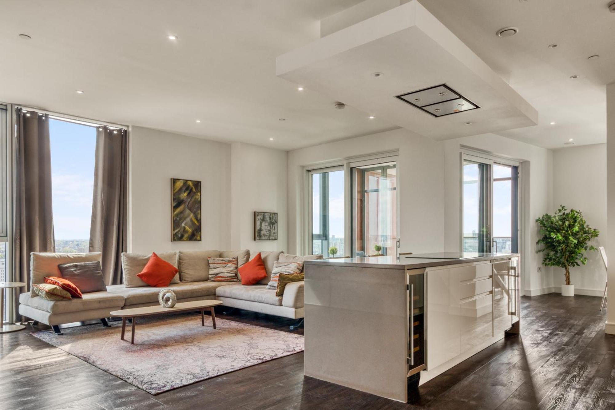 Stunning 360º View Luxurious Penthouse Apartman London Kültér fotó