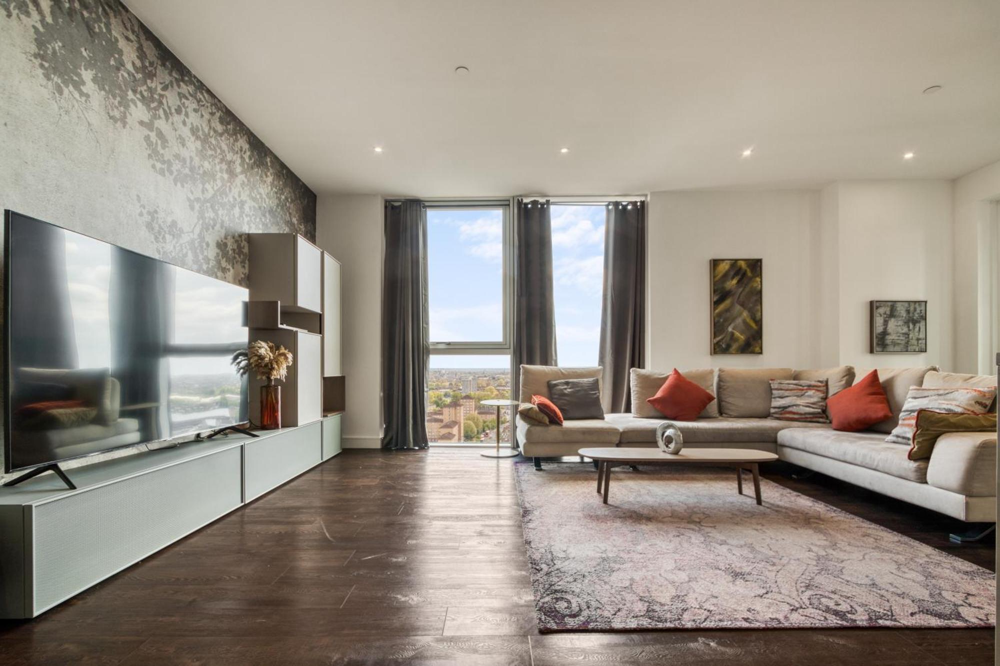 Stunning 360º View Luxurious Penthouse Apartman London Kültér fotó
