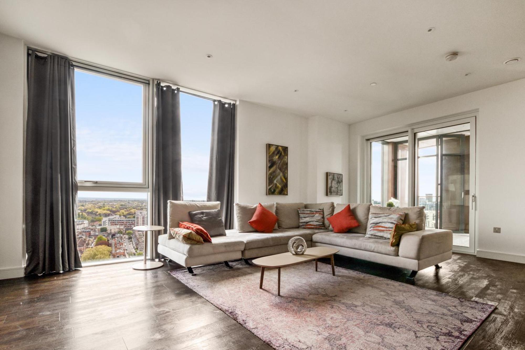 Stunning 360º View Luxurious Penthouse Apartman London Kültér fotó